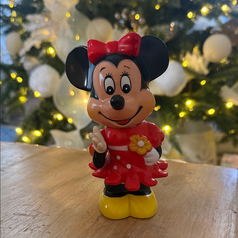 Minnie Mouse piggy bank in Red Dress